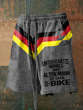 Herren Fahrrad bedruckte Shorts